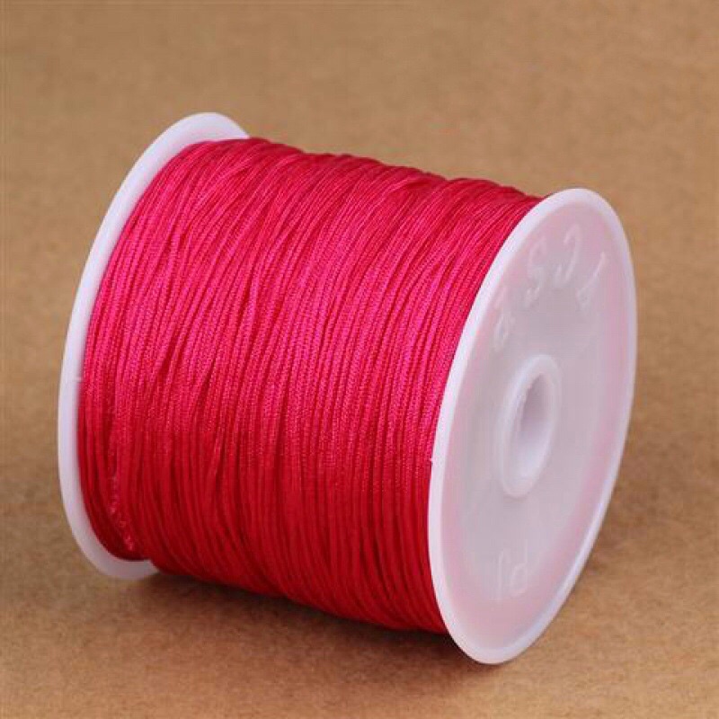 🔰 GIÁ BÁN SỈ 🔰 LOẠI I: Cuộn dây dù đan vòng handmade 0.8mm 25 màu lựa chọn - Dây siêu đẹp