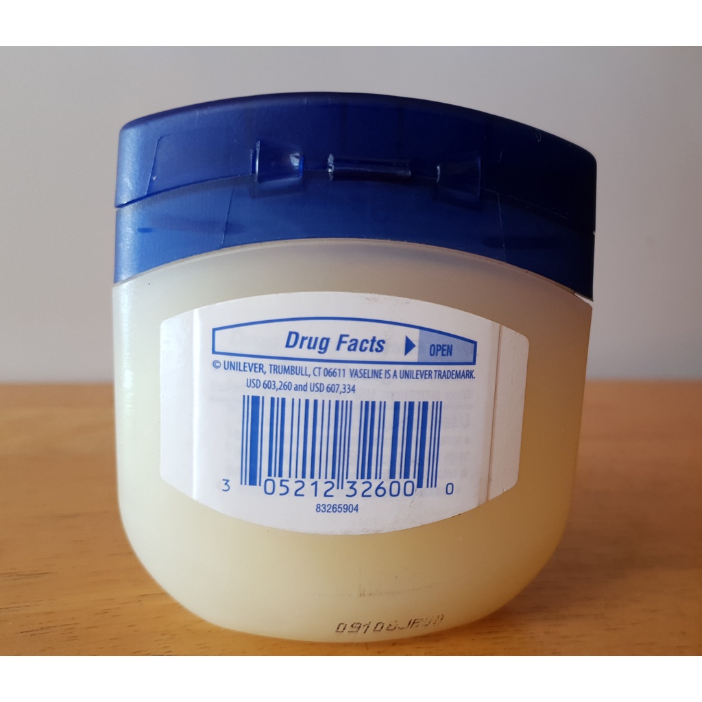 Sáp Dưỡng Ẩm Vaseline 100 Pure Petroleum Jelly Giảm Nứt Nẻ 49g - Dưỡng Ẩm Đa Năng, Dưỡng Gót Chân, Môi