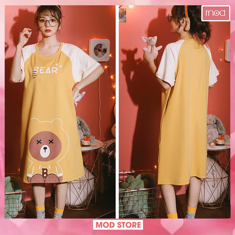 [𝐅𝐫𝐞𝐞𝐬𝐡𝐢𝐩 - 𝐇𝐚̀𝐧𝐠 𝐒𝐚̆̃𝐧] Váy Ngủ, Váy Mặc Nhà Họa Tiết Đáng Yêu, Chất Mềm Mịn V8 | BigBuy360 - bigbuy360.vn