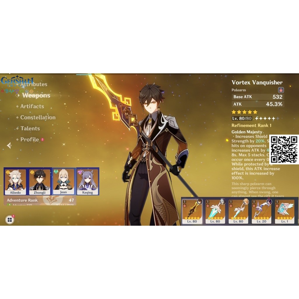 Mô hình thuong đại địa Vortex Vanquisher game Genshin Impact 22cm 1583 3