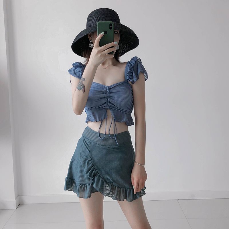 Bikini 2 Mảnh Đồ Bơi Nữ Phong Cách Hàn Quốc