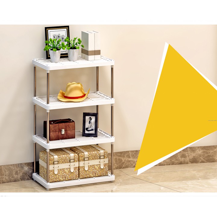 Kệ để đồ 4 tầng khung thép 80x42x22cm_RE0117