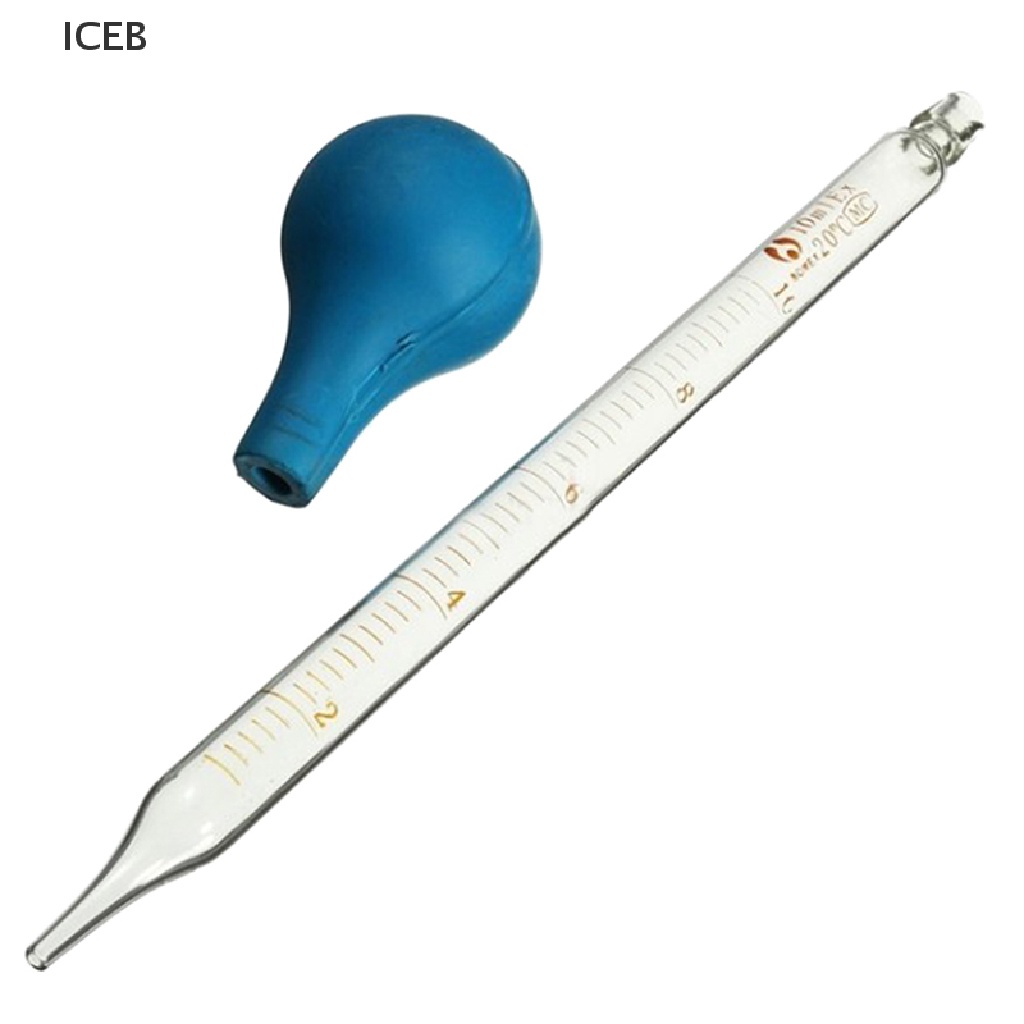 Ic 1 Ống Nhỏ Giọt Thủy Tinh Đầu Cao Su 10Ml Có Thang Đo Tôi