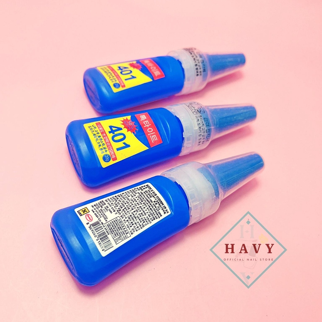 KEO 401 - KEO DÁN MÓNG, ĐÍNH ĐÁ Havy Nail SIÊU CHẮC [ HÀNG CHUẨN ]