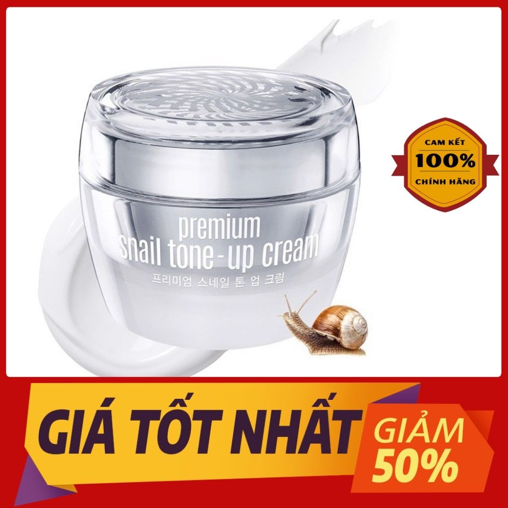 Kem dưỡng trắng da nâng tone Ốc Sên Goodal Premium Snail Tone-Up Cream Hàn Quốc 30ml [ Sản Phẩm Chính Hãng ]