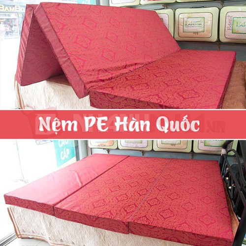 nệm pe korea hàn quốc 1m4x2mx5cm nệm xếp 3