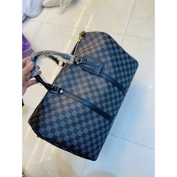 Túi trống du lịch màu vàng bò size 50