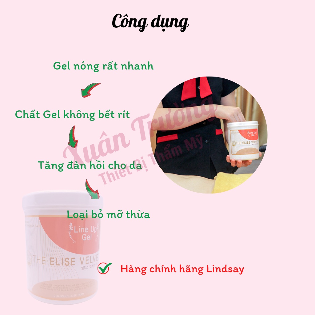 [Chính Hãng] Gel nóng tan mỡ Lindsay (Hũ 1000g)