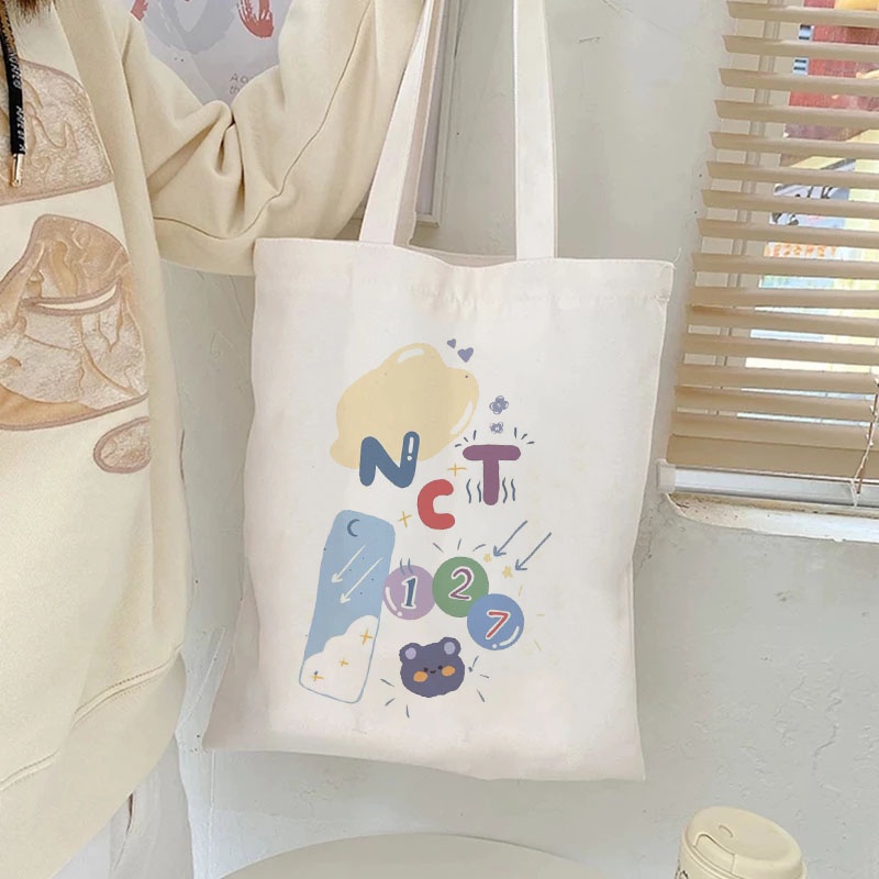 Túi Xách Nữ In Hình bts bt21 Thời Trang Hàn Quốc