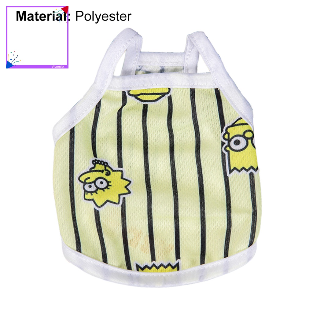 Áo Sơ Mi Kẻ Sọc Mềm Mại Chống Nhăn Thời Trang Mùa Hè Cho Thú Cưng