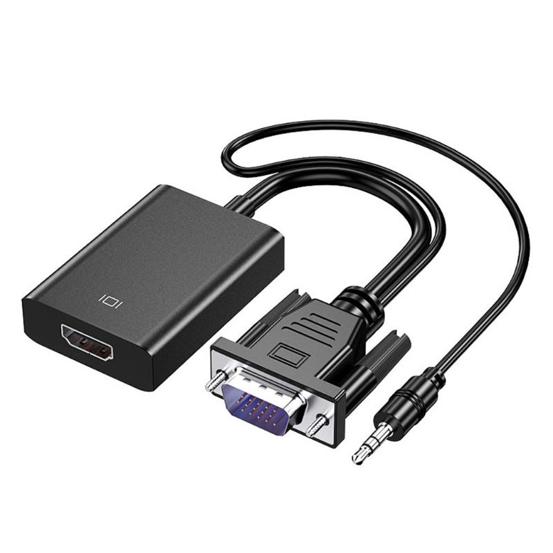 Bộ KếT NốI 1080P VGA Sang ĐầU CắM 3.5mm Cho MáY ChiếU / Laptop