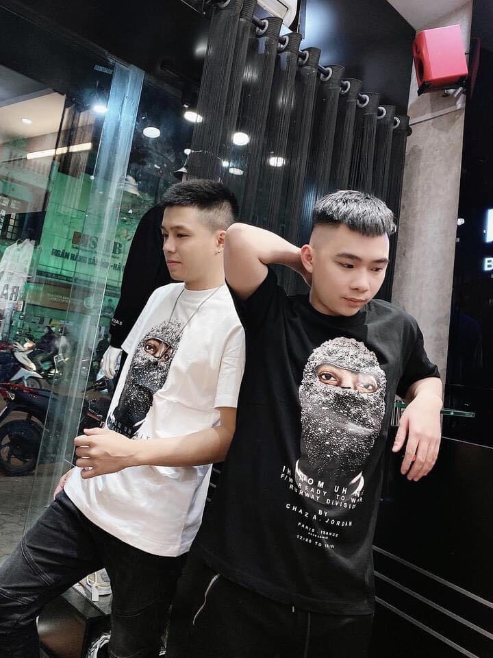 Áo Thun Nam Cổ Tròn Cao Cấp - Chất Liệu Thun Lạnh - Họa Tiết Mặt Ninja Cá Tính - AC86 | BigBuy360 - bigbuy360.vn