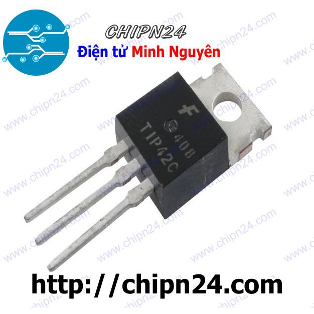 [3 CON] Transistor TIP42 TO-220 PNP 6A 100V (TIP42C)