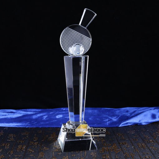 Cúp Lưu Niệm Bóng Bàn Pha Lê