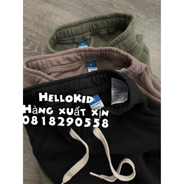 Q209 - Quần nỉ trơn 0ldnavy cho bé