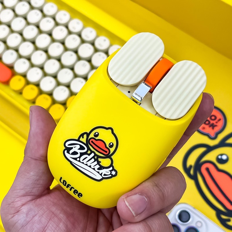  Chuột cơ không dây bluetooth Lofree B Duck- style retro& vintage