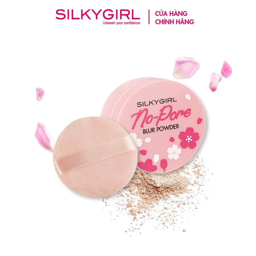 Phấn Phủ Che Lỗ Chân Lông Silkygirl No-Pore Blur Powder 5g