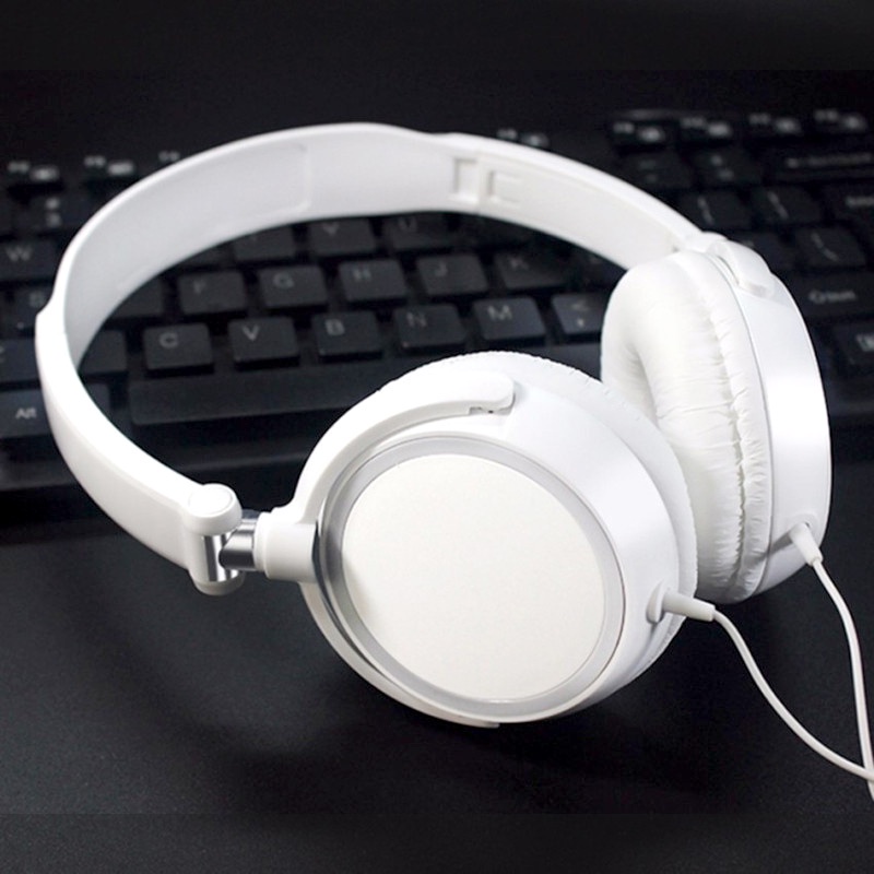 Tai nghe chụp tai F10 màu Trắng có thể gấp gọn