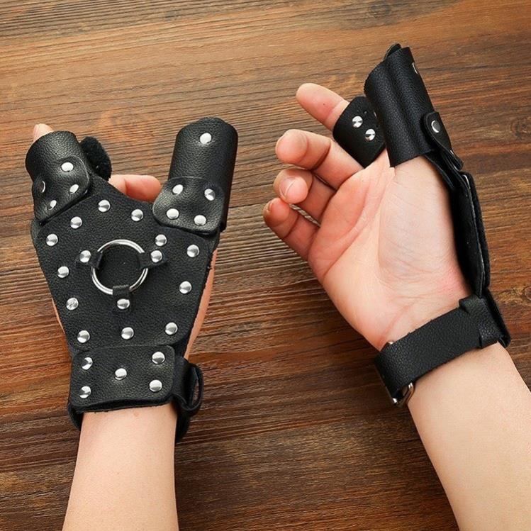 Bao tay ná bắn cá kèm dây đeo máy thu cước cho người chơi ná bắn cá