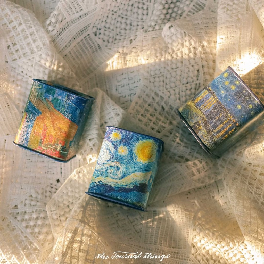 Van Gogh Tea Tin (Hộp Trà Thiếc Tranh Van Gogh)