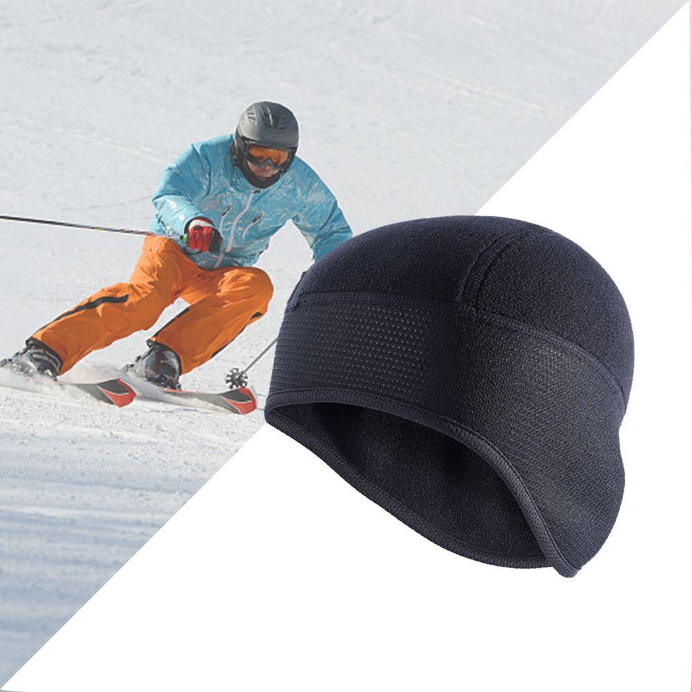 Mũ Trùm Đầu Vải Lông Cừu Bảo Vệ Tai Khi Đi Xe Máy Thời Trang