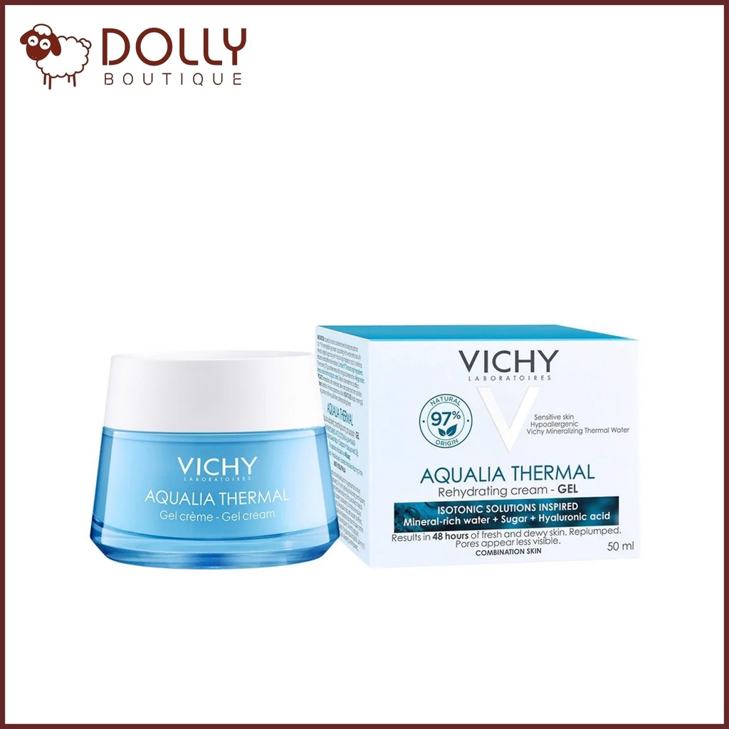 Kem Dưỡng Ẩm Và Cung Cấp Nước Dạng Gel G Vichy Aqualia Thermal Cream-Gel 50ml