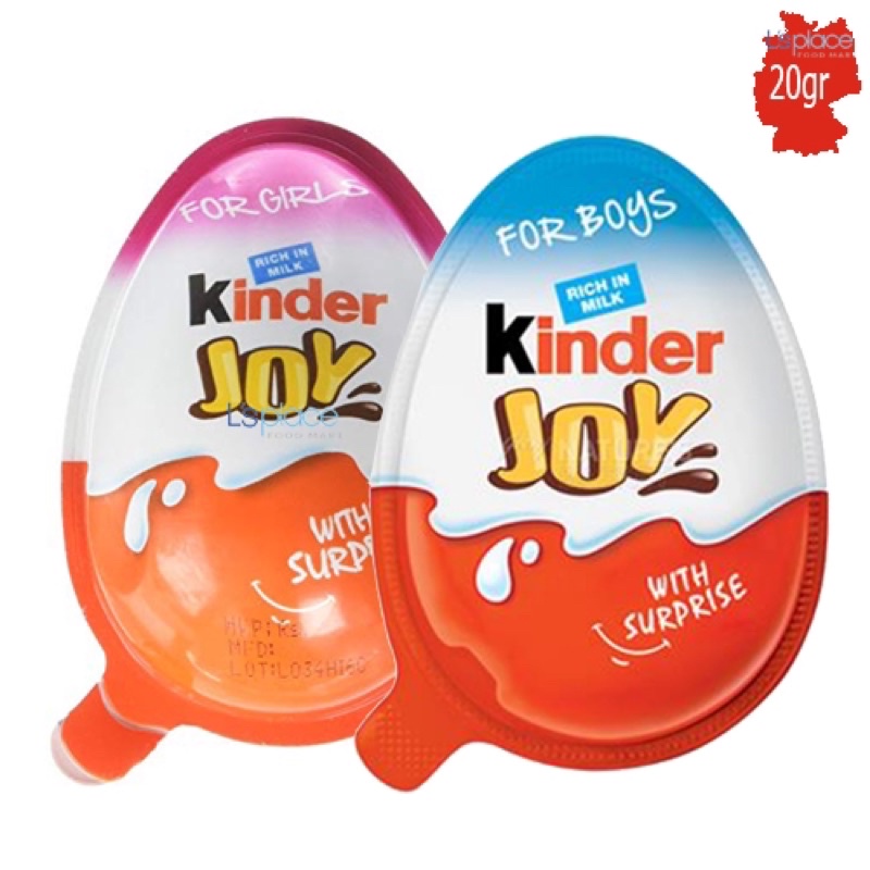 Kẹo trứng socola Kinder Joy bất ngờ với đồ chơi cho bé trên3 tuổi 20g. Date tháng 10/2022