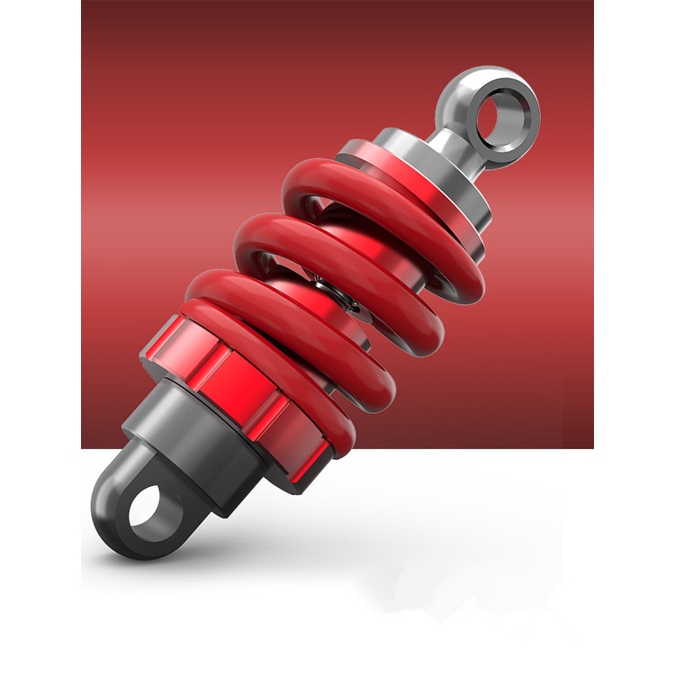 Móc khóa SEAMETAL kiểu dáng lò xo giảm sốc thiết kế hợp kim kim loại cho xe máy xe hơi