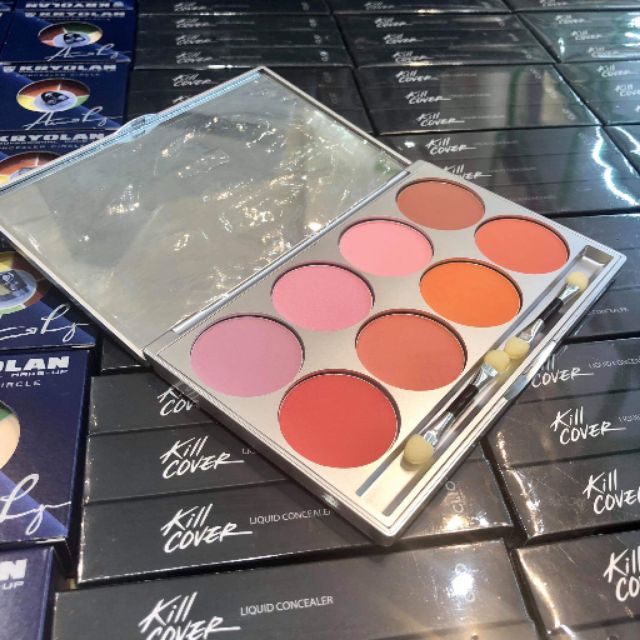Bảng má Kryolan 8 ô
