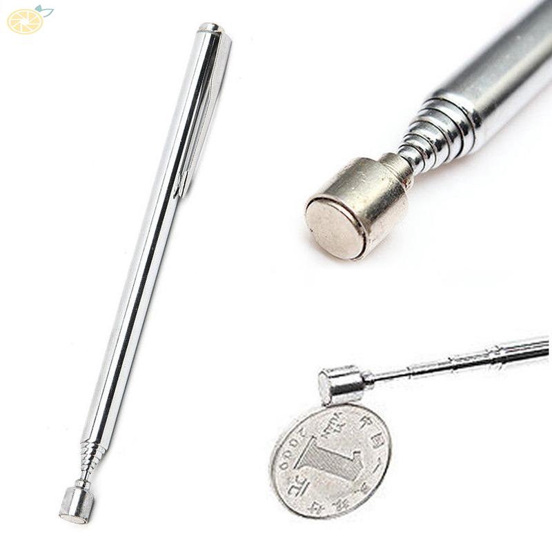High Quality Silver Workshop Magnetic For Car Repairing Maintenance Pen Style Stainless steel Telescopic Pickup Tool