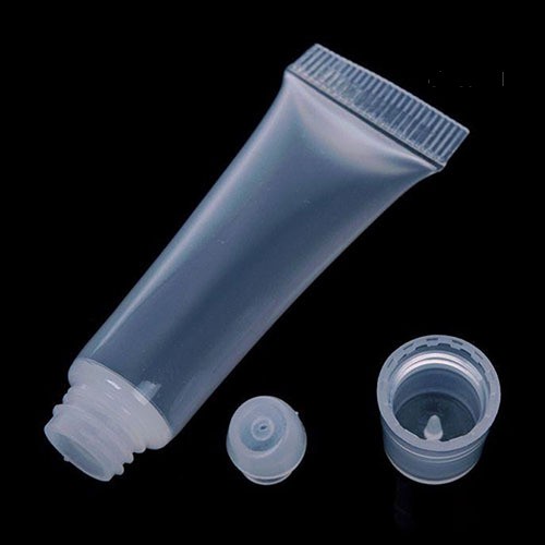 (Hàng Mới Về) Set 5 Tuýp Rỗng Đựng Son Dưỡng Môi Dung Tích 10ml Tiện Dụng