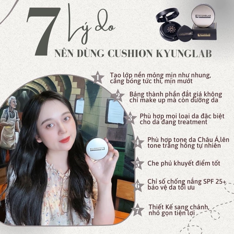 Phấn Nước BIO COVER BALM CUSHION SPF 25+ KYUNG LAB chính hãng