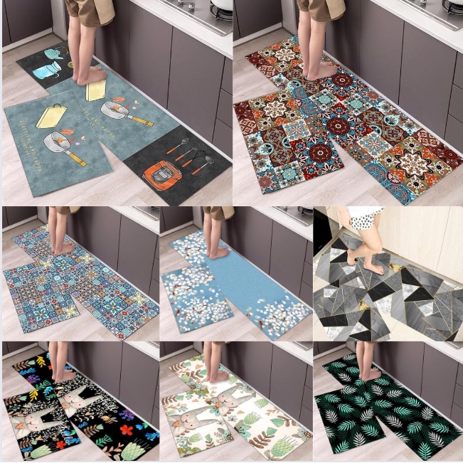 Bộ 2 thảm bếp phong cách sang trọng (BST01) mẫu ngẫu nhiên