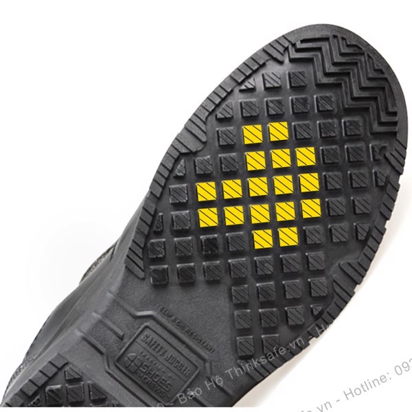 Giày bảo hộ lao động Jogger Dolce S3-SRC giày xỏ không dây tiện lợi, chống trơn trượt (đen) - Thinksafe