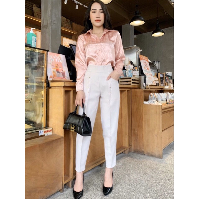 Sale !!! Quần Baggy 8 Khuy Công Sở Cao Cấp Cho Nữ (SP001112 ) Shop Phúc Yến | BigBuy360 - bigbuy360.vn