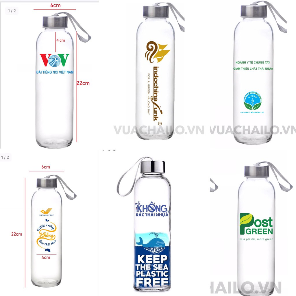 Bình Nước Thủy Tinh 300ml