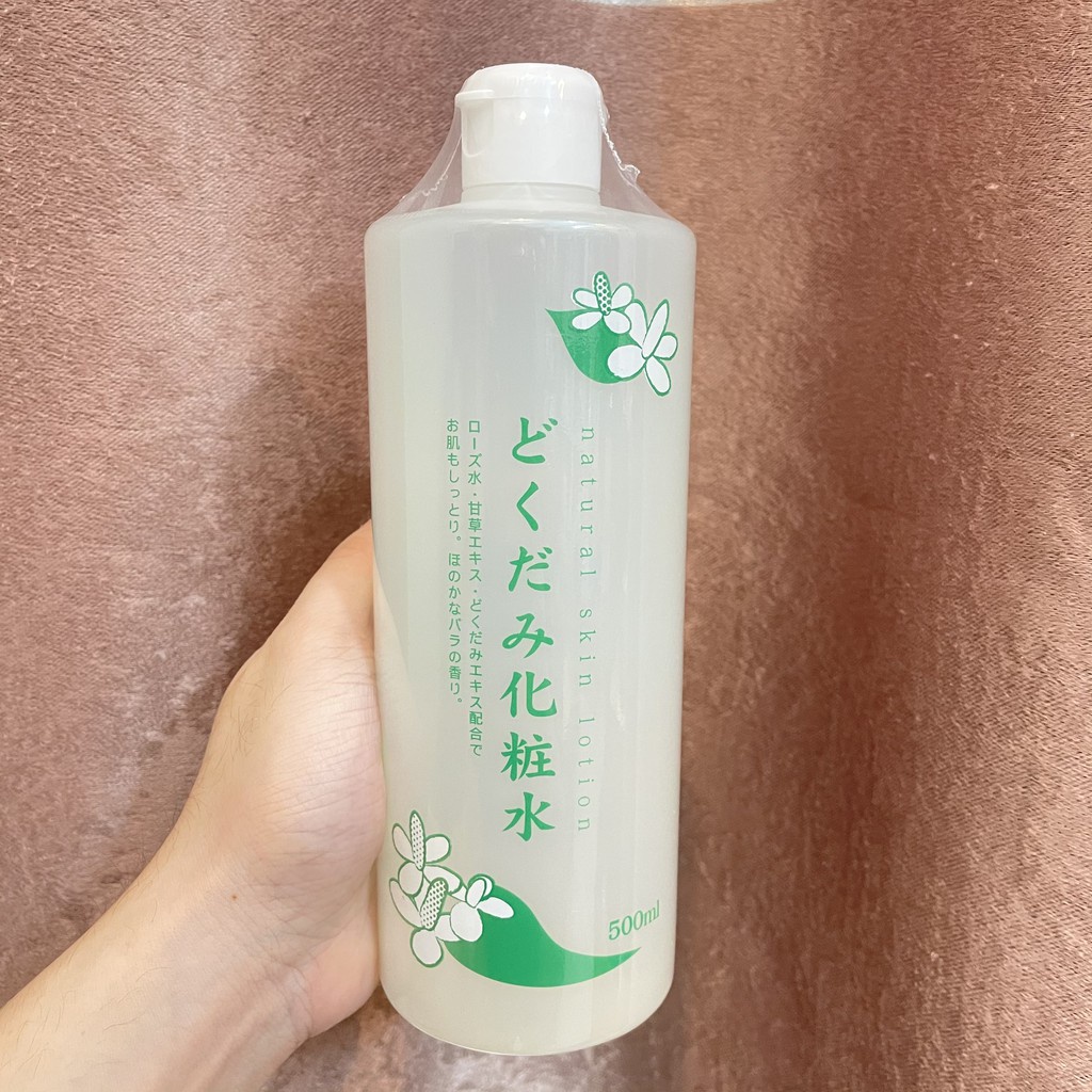 Nước Hoa Hồng Dokudami Natural Skin Lotion Toner Nhật Bản 500ml