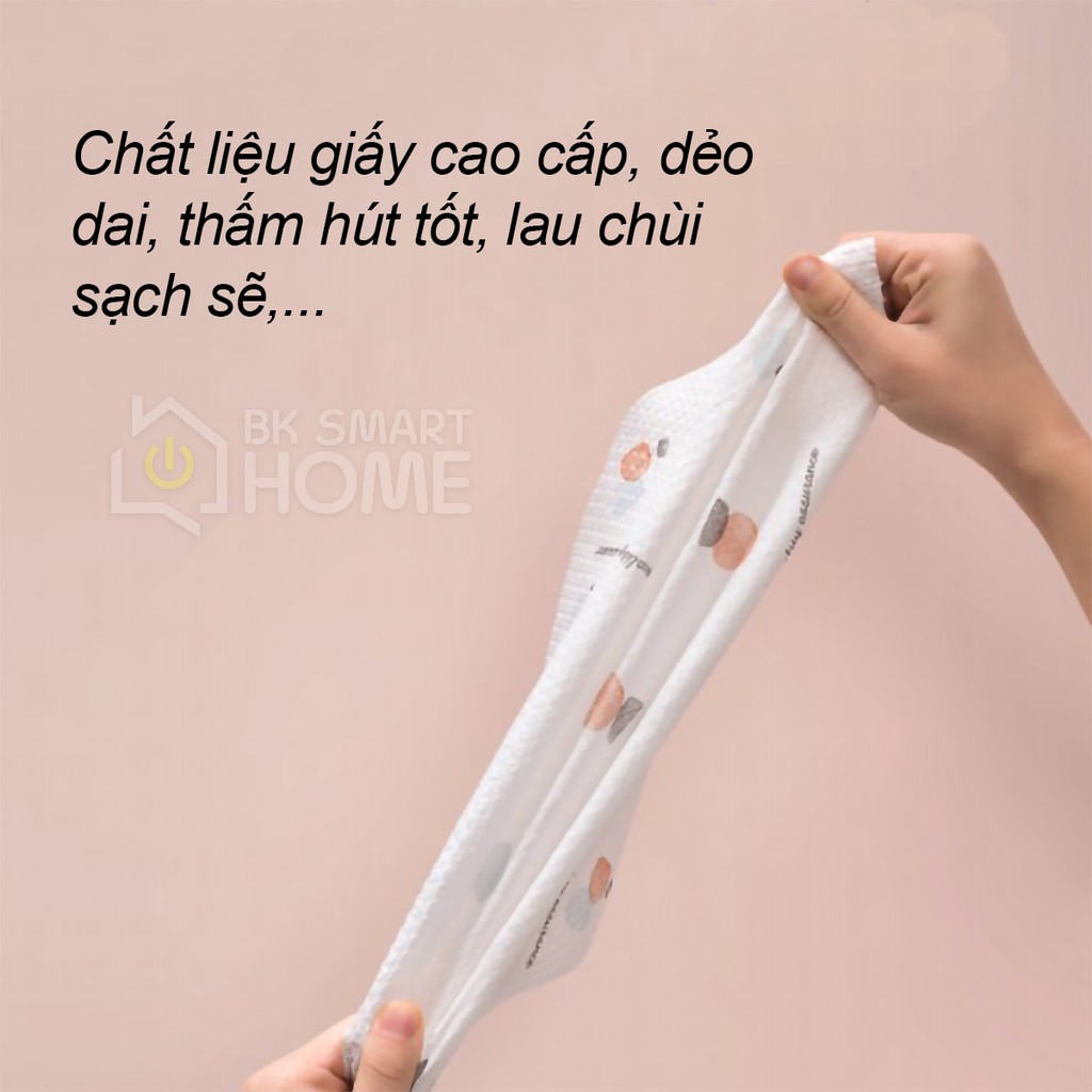 Cuộn giấy ăn, giấy lau tay nhà bếp cao cấp - Có thể giặt và sử dụng lại