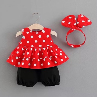 Sét mickey kèm băng đô chất thô mềm mỏng #180k