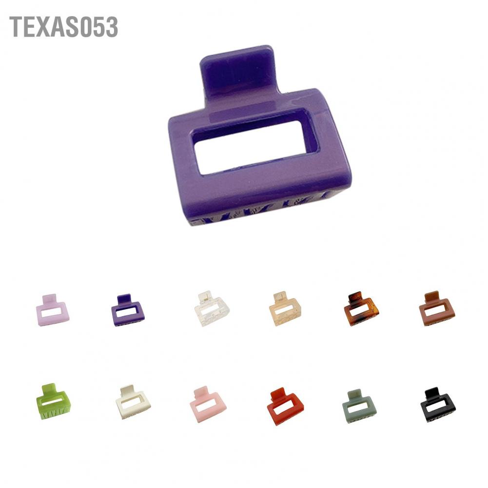 Texas053 Medium Hair Claw Clips Styling Accessories Rectangle for Women Girls
