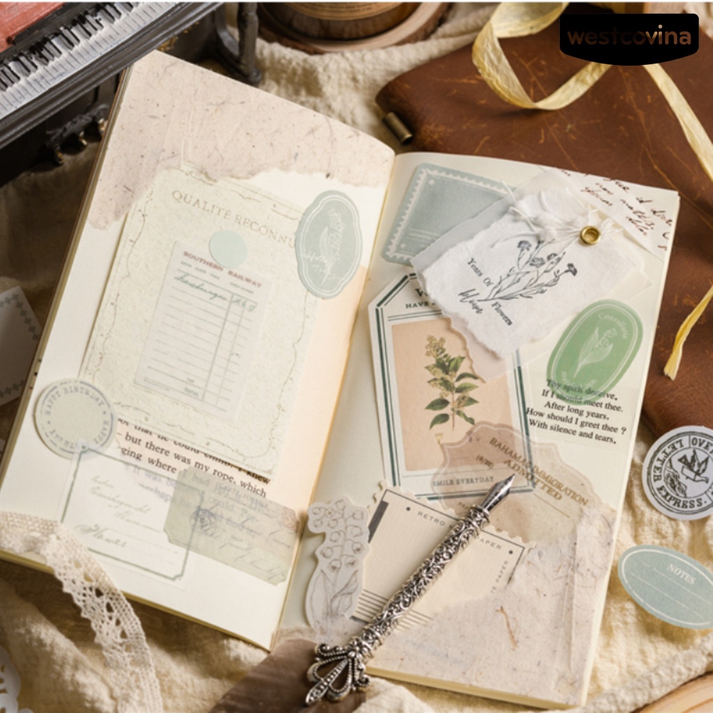 [Hot]✍1 Set Giấy Ren Làm Đồ Thủ Công Đa Năng Trang Trí DIY Phong Cách Retro