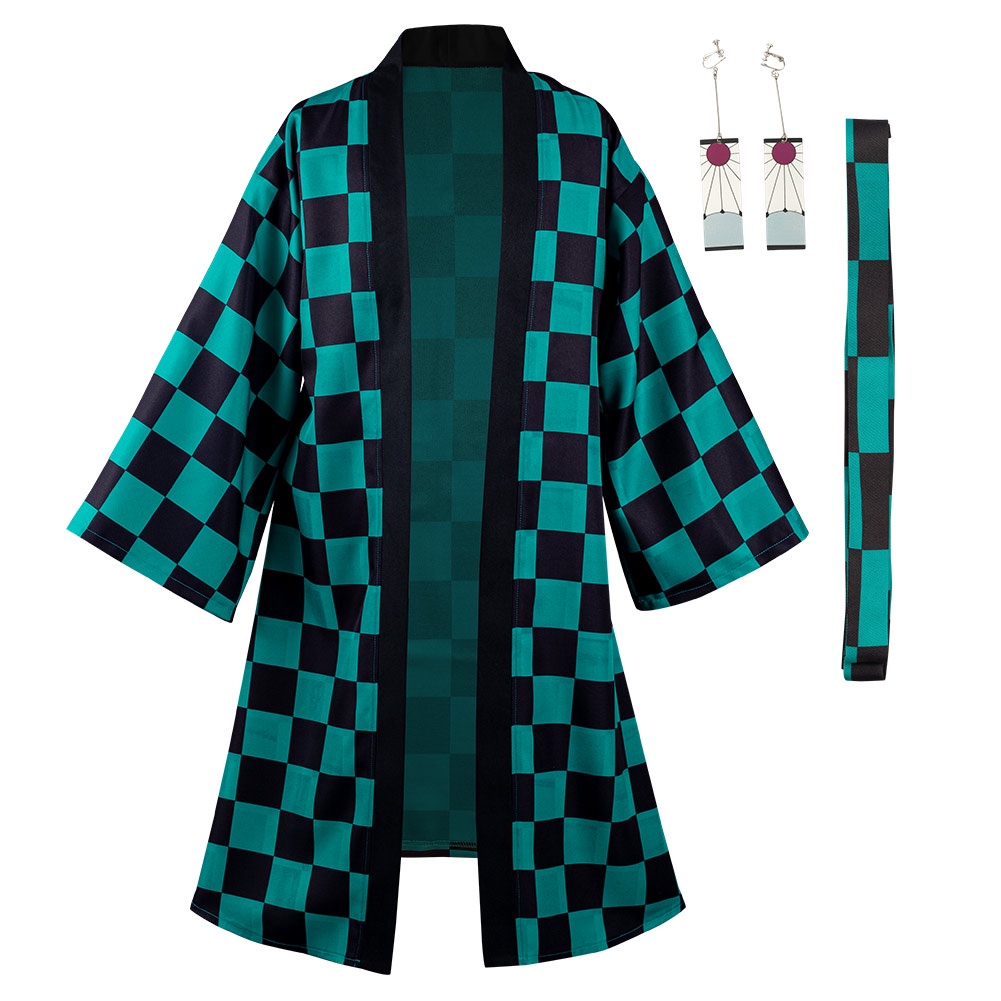 Bộ Trang Phục kimono Hóa Trang Nhân Vật kamado tanjirou