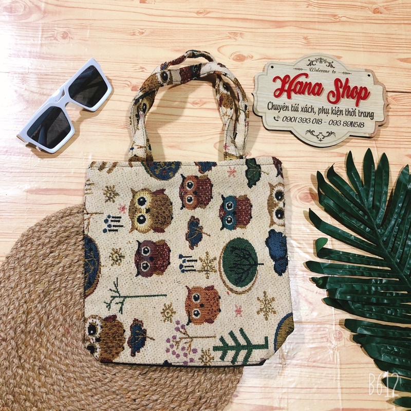 Túi thổ cẩm đeo vuông nhí