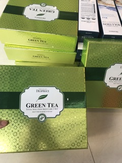 Set Bộ chăm sóc da mặt green tea Deoprce