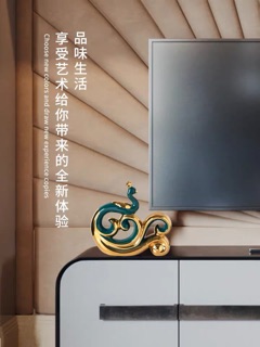 ( có sẵn )Đồ gốm sứ xanh để bàn decor