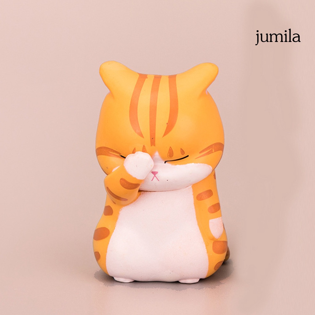 Mô Hình Mèo Con Bằng Nhựa Resin Dùng Trang Trí Nhà Cửa