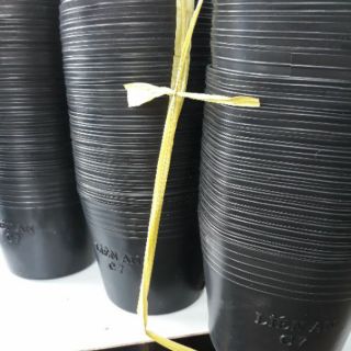 Chậu nhựa đen C7__combo 50 cái