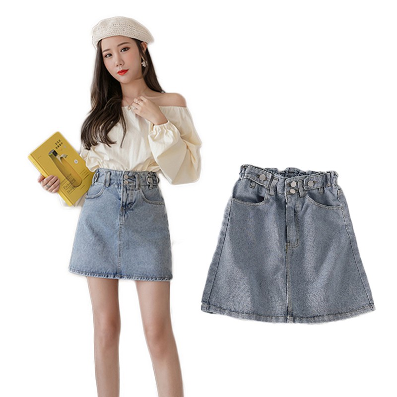 Chân Váy Jean Dáng Chữ A Xinh Xắn Cho Nữ | BigBuy360 - bigbuy360.vn