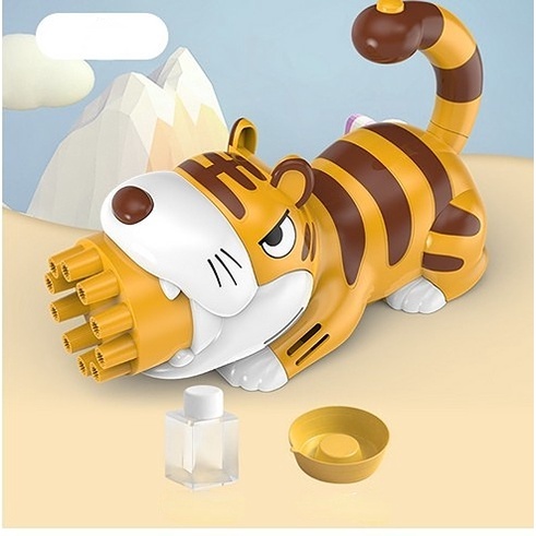 Súng Bắn Bong Bóng Xà Phòng Tự Động Hình Cá Heo Xinh Xắn Cho Bé