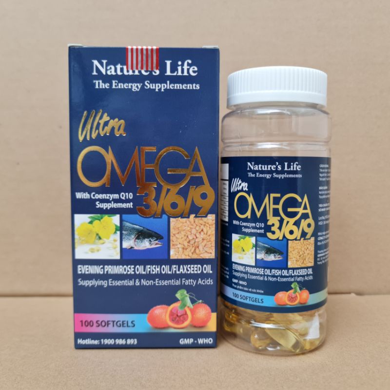 OMEGA 369 - Hộp 100 viên - Làm giảm mỏi mắt, khô mắt